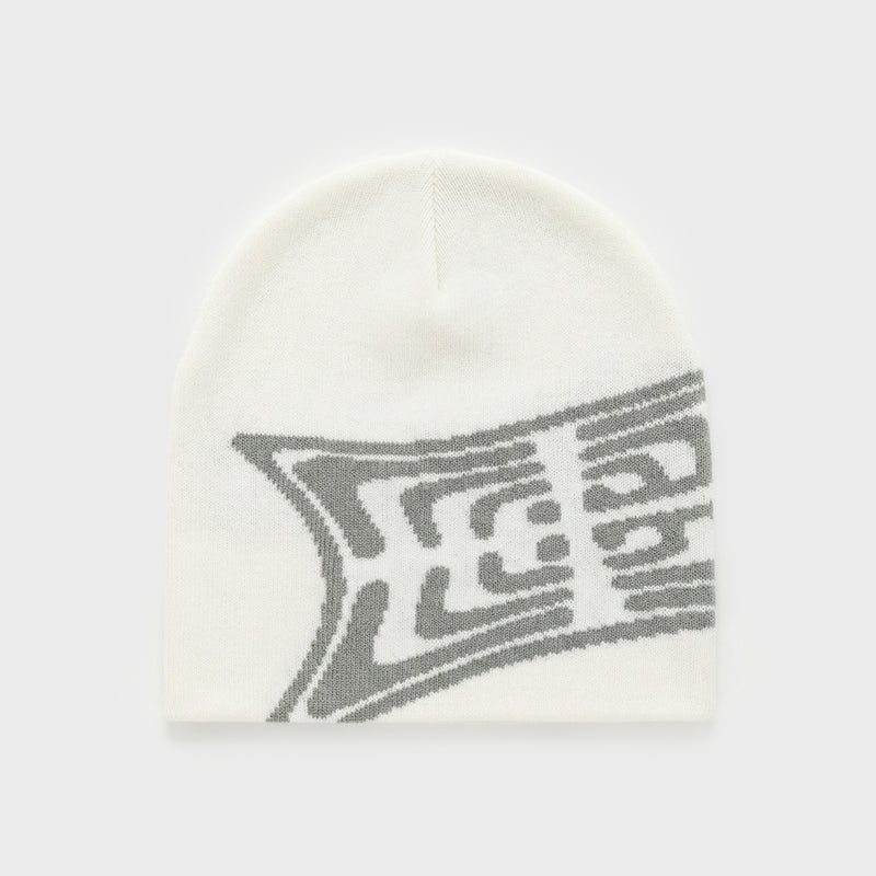 Logo Beanie White