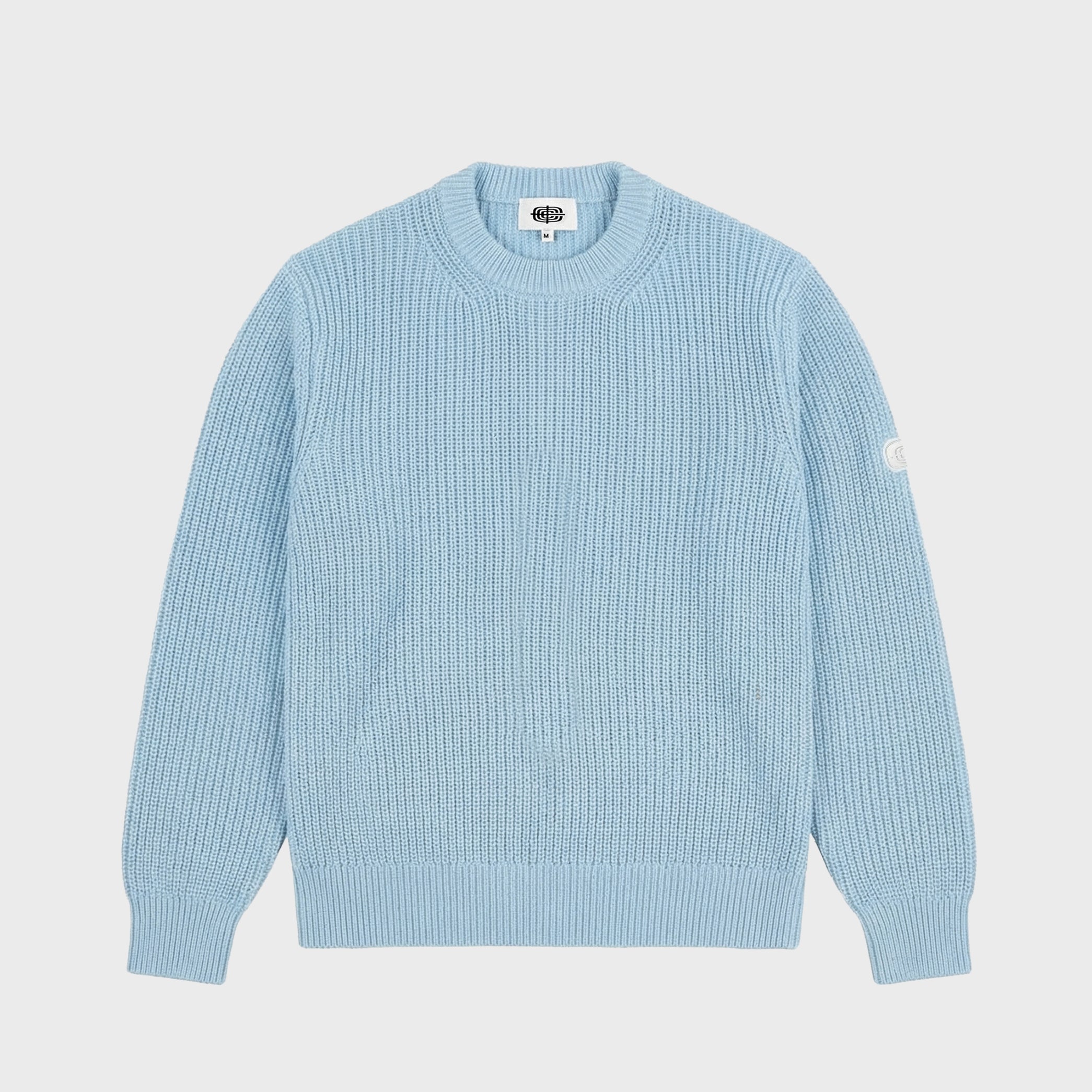 Heavy Knit Sweater Sky Blue