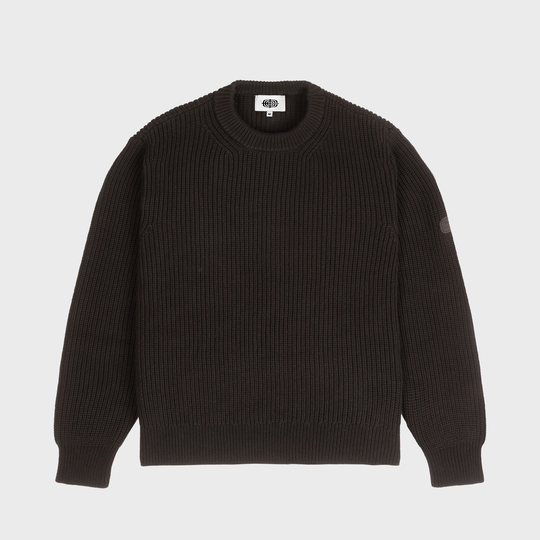 Heavy Knit Sweater Black
