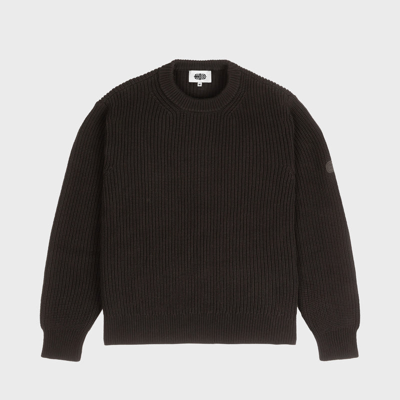 Heavy Knit Sweater Black