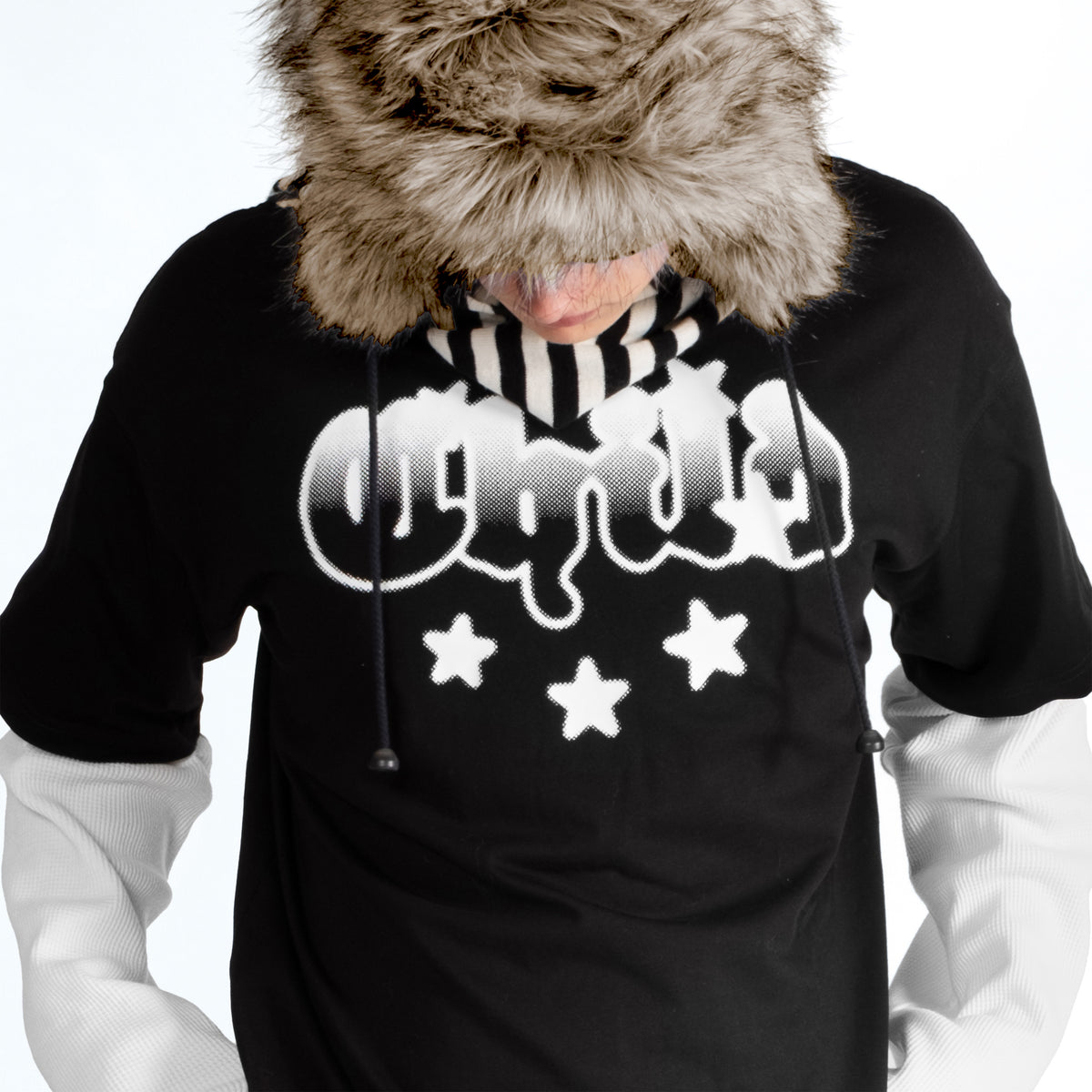 Layered Longsleeve Tee Black