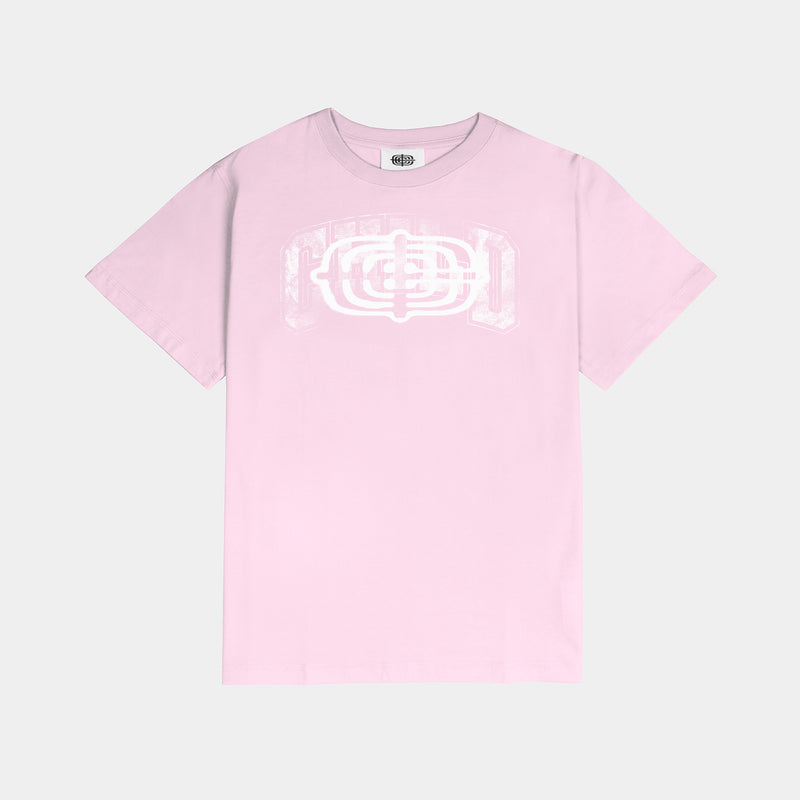 Double Print Tee Pink