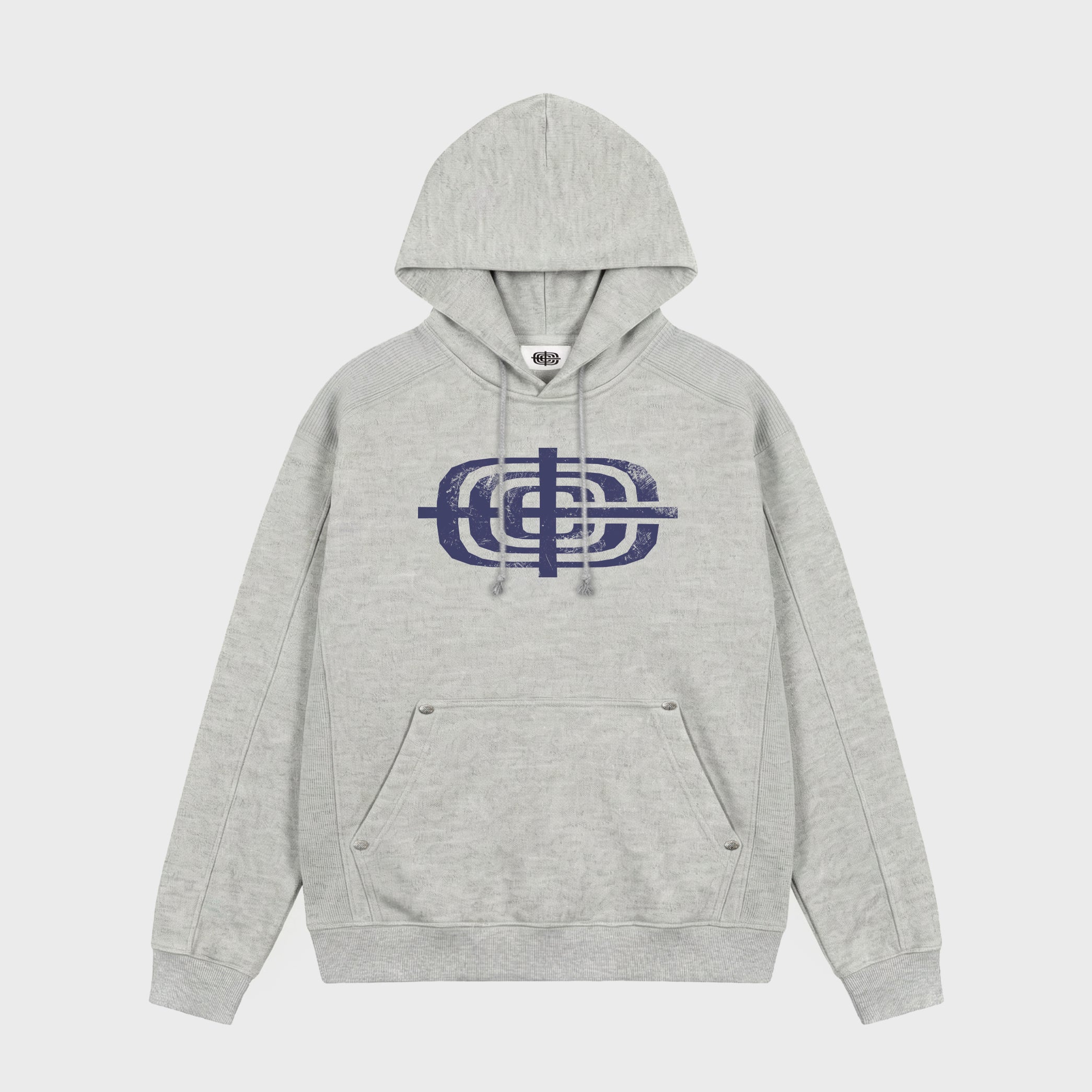 Rib Hoodie Heather Grey