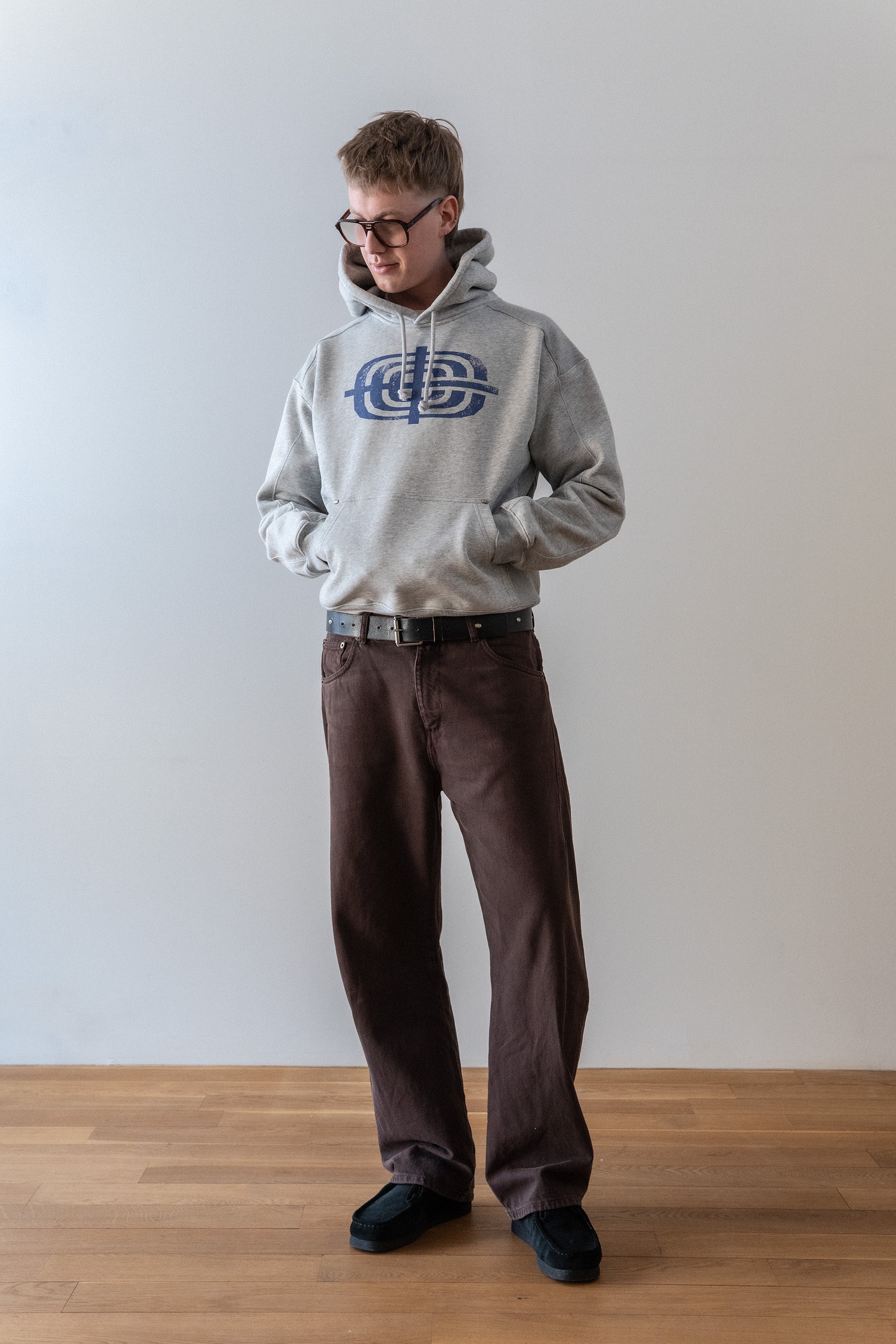 Rib Hoodie Heather Grey
