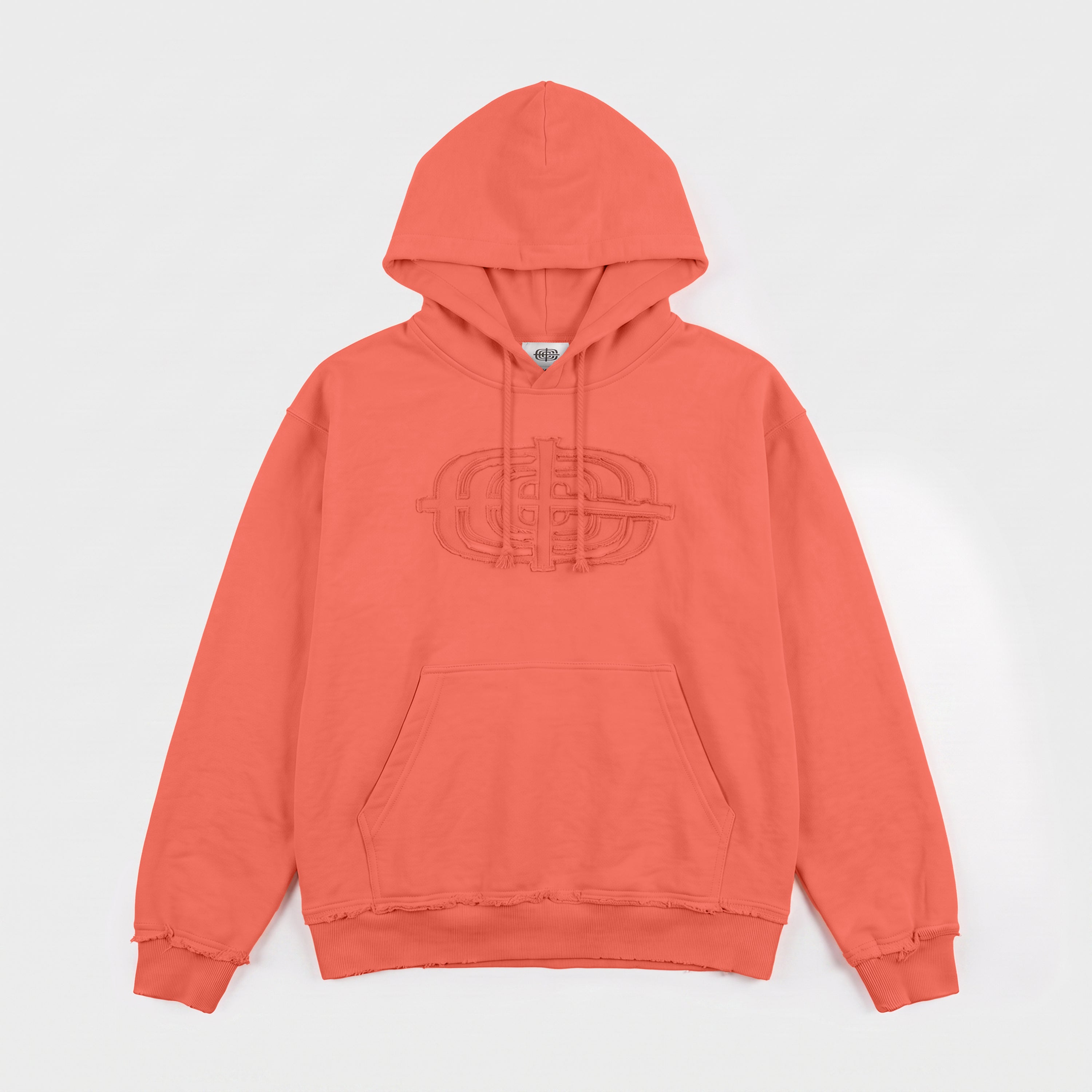 Patch Hoodie Peach