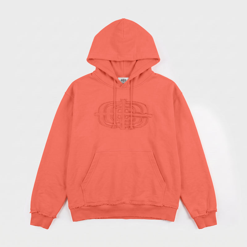 Patch Hoodie Peach