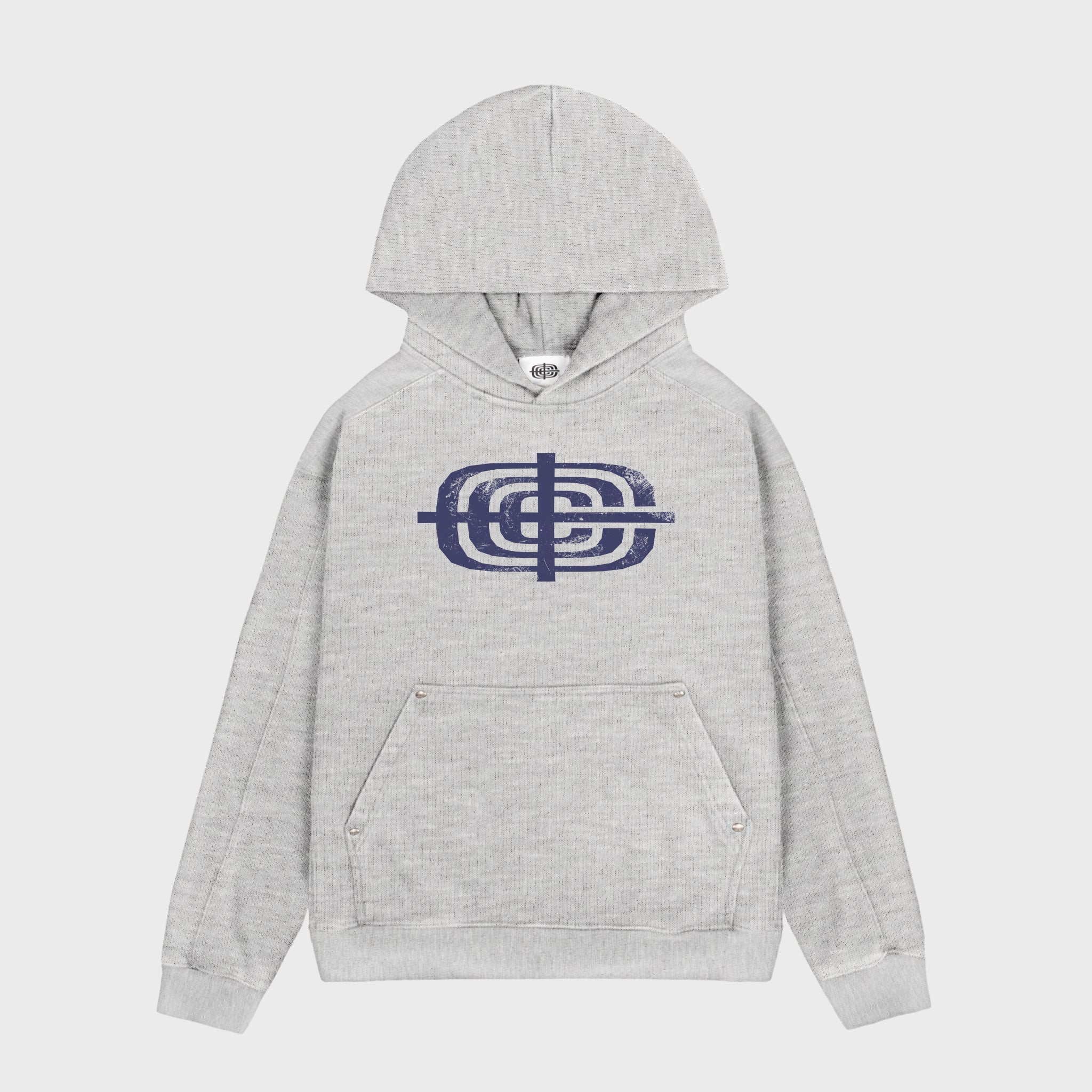Rib Hoodie Heather Grey