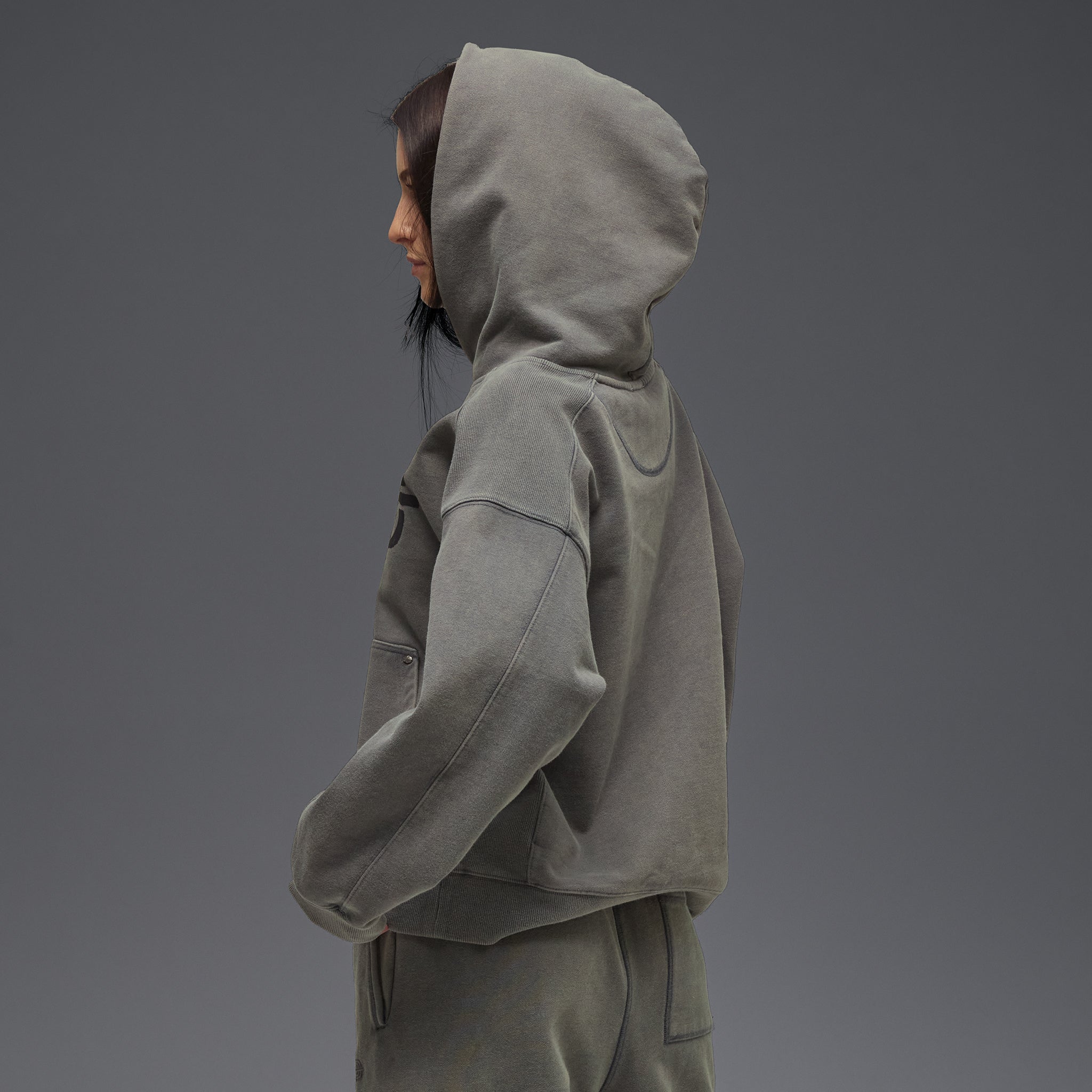 Studded Rib Hoodie
