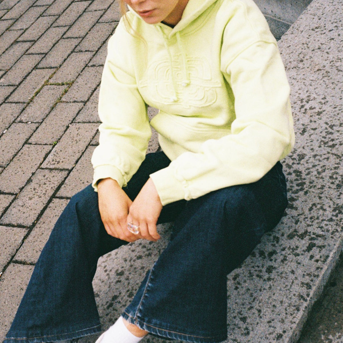 Patch Hoodie Lime