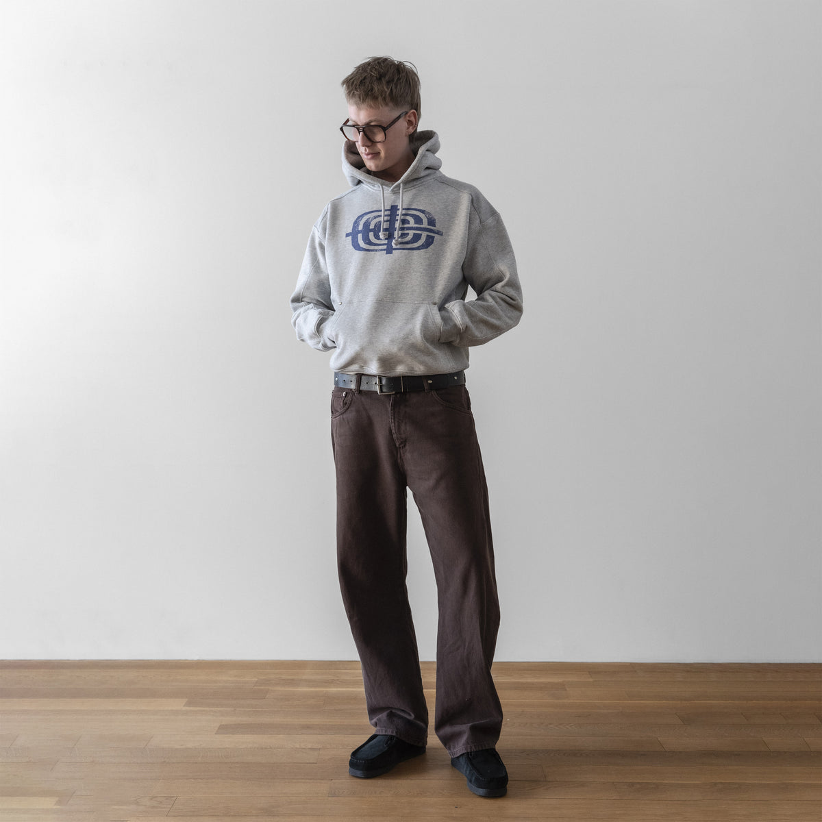 Rib Hoodie Heather Grey